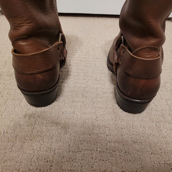 Frye Harness Boot - Gold - Women's Size 9 - Picture 16 of 16